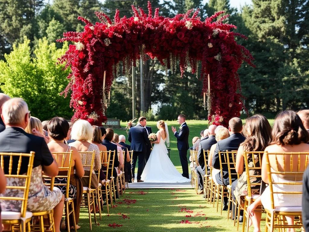 Garden Wedding Ceremony